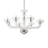 IDEAL LUX Κρεμαστό Φωτιστικό Οροφής CASANOVA 8xE14 Διάφανο – 044255