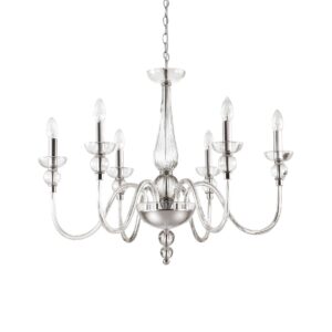 IDEAL LUX Κρεμαστό Φωτιστικό DOGE 6xE14 Διαφανές – 044422