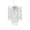 IDEAL LUX Κρεμαστό Φωτιστικό Οροφής EVASIONE 8xG9 Κρύσταλλο – 044774