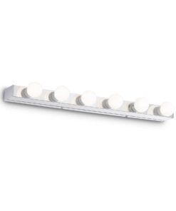 IDEAL LUX Απλίκα Τοίχου PRIVE 6xE14 Χρωμίου – 045627