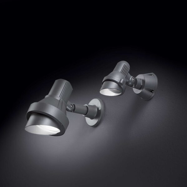 IDEAL LUX Προβολέας Τοίχου TERRA 1xE27 IP65 Χρώματος Ανθρακί – 046167