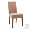 Chair Ditta pakoworld with rotten apple fabric – wooden legs walnut 047-000041