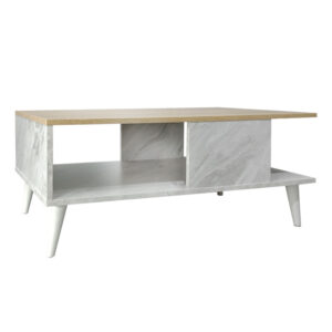 Coffee table Moses pakoworld color sonoma-white marble 90x54x37.5cm 049-000066
