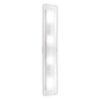 IDEAL LUX Φωτιστικό Τοίχου TUDOR 4xE14 Xρώμιο Με Γυαλί Διαφανές – 051864