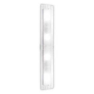 IDEAL LUX Φωτιστικό Τοίχου TUDOR 4xE14 Xρώμιο Με Γυαλί Διαφανές – 051864