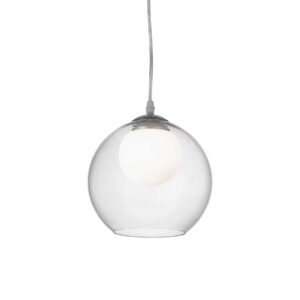 IDEAL LUX Κρεμαστό Φωτιστικό NEMO 1xG9 Διάφανο – 052793