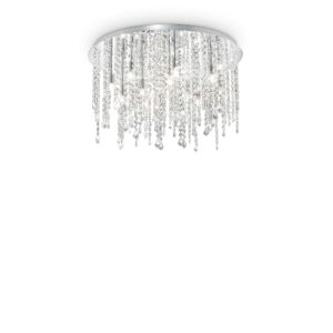 IDEAL LUX Φωτιστικό 12Φωτο Οροφής ROYAL 12xG9 Κρύσταλλο – 053004