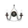 IDEAL LUX Απλίκα Τοίχου CORTE 2xΕ14 Χρώμα Σκουριάς – 057200