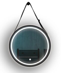 ΚΑΘΡΕΠΤΗΣ ΣΤΡΟΓΓΥΛΟΣ TOUCH LED ΜΕ ΜΑΥΡΟ ΣΤΗΡΙΓΜΑ 20w 3CCT 600mm EUROLAMP – 144-88007