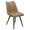 Chair Nely pakoworld PU beige antique-black leg 058-000048