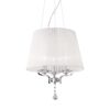 IDEAL LUX Κρεμαστό Φωτιστικό PEGASO 3xE14 Χρωμίου Λευκού Χρώματος – 059235