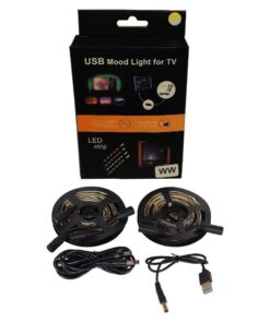 Πλήρες Κιτ Κρυφού Φωτισμού Θερμό Λευκό με USB για Τηλεοράσεις GloboStar 06007