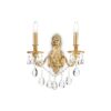 IDEAL LUX Απλίκα Τοίχου GIOCONDA 2xE14 Χρυσού Χρώματος – 060491