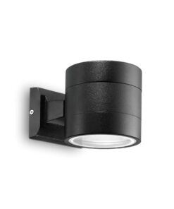 IDEAL LUX Φωτιστικό Τοίχου Βεράντας SNIF 1xG9 IP54 Μαύρου Χρώματος – 061450