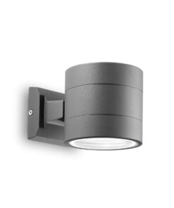 IDEAL LUX Φωτιστικό Τοίχου Βεράντας SNIF 1xG9 IP54 Χρώματος Ανθρακί – 061467