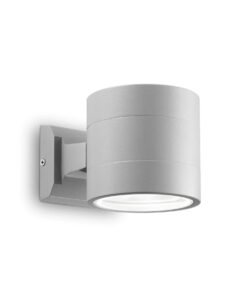 IDEAL LUX Φωτιστικό Τοίχου Βεράντας SNIF 1xG9 IP54 Γκρι Χρώματος – 061474