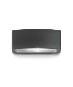 IDEAL LUX Απλίκα Τοίχου ANDROMEDA 1xE27 IP55 Μαύρου Χρώματος – 061597