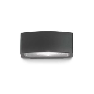 IDEAL LUX Απλίκα Τοίχου ANDROMEDA 1xE27 IP55 Μαύρου Χρώματος – 061597