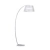 IDEAL LUX Φωτιστικό Δαπέδου PAGODA 1xE27 Ασημί Χρώματος – 062273