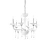 IDEAL LUX Κρεμαστό Φωτιστικό MIRAMARE 6xE14 Λευκού Χρώματος – 068183