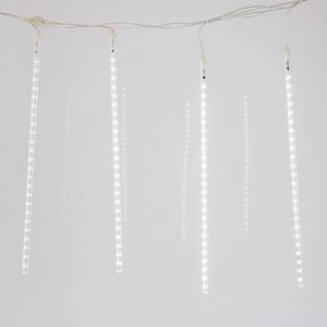 ΣΕΙΡΑ, 240 LED, 7V, ΜΕ 5 SNOWDROP 50cm, ΕΠΕΚΤΑΣΗ ΕΩΣ 3, ΜΕ ΜΕΤΑΣΧΗΜΑΤΙΣΤΗ, ΛΕΥΚΟ LED, ΠΡΟΕΚΤΑΣΗ ΠΑΡΟΧΗΣ 5m, IP44 EUROLAMP – 600-11432
