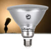 GloboStar® 60228 Λάμπα LED E27 PAR38 Κήπου Σκληρού Υάλου 18W 1800lm 60° AC 220-240V IP65 Φ12 x Υ13cm Θερμό Λευκό 2700K – 3 Years Warranty