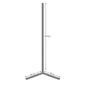 Φωτιστικό δαπέδου Esthetic pakoworld LED μαύρο 30x2x120εκ 071-001527