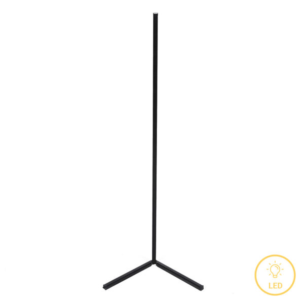 Φωτιστικό δαπέδου Esthetic pakoworld LED μαύρο 30x2x120εκ 071-001527