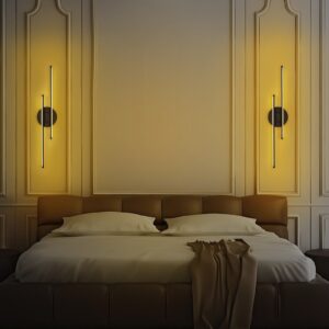 Φωτιστικό τοίχου-απλίκα Expedition pakoworld LED 16W μαύρο 17x5x86εκ 071-001529