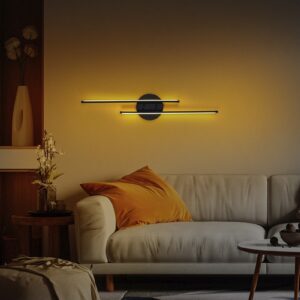 Φωτιστικό τοίχου-απλίκα Expedition pakoworld LED 16W μαύρο 17x5x86εκ 071-001529