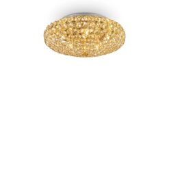IDEAL LUX Φωτιστικό Οροφής KING 5xG9 Χρυσού Χρώματος – 073187