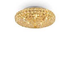 IDEAL LUX Φωτιστικό Οροφής KING 5xG9 Χρυσού Χρώματος – 073187