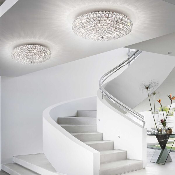IDEAL LUX Φωτιστικό Οροφής KING 5xG9 Χρωμίου – 075419