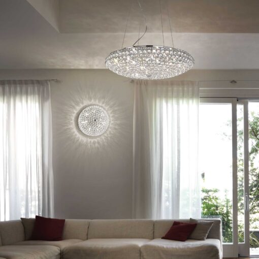 IDEAL LUX Φωτιστικό Οροφής KING 5xG9 Χρωμίου – 075419