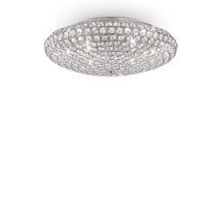 IDEAL Φωτιστικό Οροφής LUX KING 9xG9 Χρωμίου – 073255
