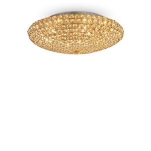 IDEAL LUX Φωτιστικό Οροφής KING 9xG9 Χρυσού Χρώματος – 073262