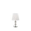 IDEAL LUX Επιτραπέζιο Φωτιστικό LE ROY 1xE27 Γκρι Χρώματος και Κρύσταλλο – 073439