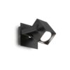 IDEAL LUX Φωτιστικό Τοίχου MOUSE 1xGU10 Μαύρου Χρώματος – 073569