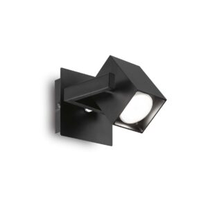 IDEAL LUX Φωτιστικό Τοίχου MOUSE 1xGU10 Μαύρου Χρώματος – 073569