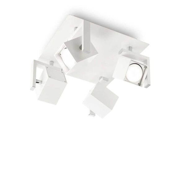 IDEAL LUX Φωτιστικό Οροφής MOUSE 4xGU10 Λευκού Χρώματος – 073583