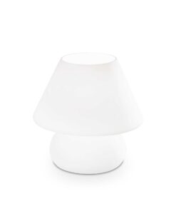 IDEAL LUX Επιτραπέζιο Φωτιστικό PRATO 1xE27 Λευκού Χρώματος – 074702