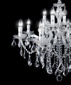 IDEAL LUX Κρεμαστό Φωτιστικό FLORIAN 12xE14 Χρωμίου – 035604
