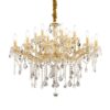 IDEAL LUX Κρεμαστό Φωτιστικό  FLORIAN 8xE14 Χρυσού Χρώματος – 075181