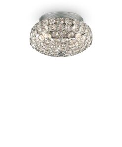 IDEAL LUX Φωτιστικό Οροφής KING 3xG9 Χρωμίου – 075389
