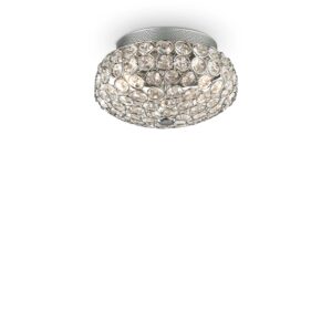IDEAL LUX Φωτιστικό Οροφής KING 3xG9 Χρωμίου – 075389
