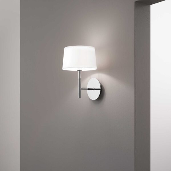 IDEAL LUX Επιτοίχιο Φωτιστικό HTON Χρωμίου – 075471