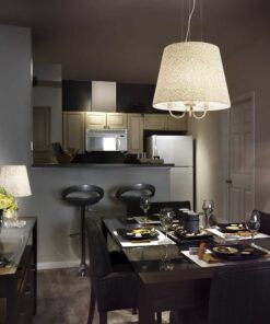 IDEAL LUX Επιτραπέζιο Φωτιστικό QUEEN 1xE27 Μπεζ Χρώματος – 077741