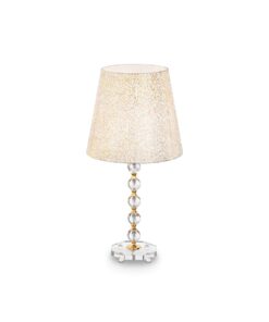 IDEAL LUX Επιτραπέζιο Φωτιστικό QUEEN 1xE27 Χρυσού Χρώματος – 077758