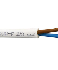 Καλώδιο Εύκαμπτο H05VV-F Λευκό 2x1mm² – 150-13102