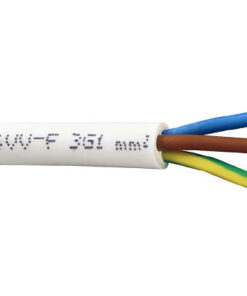 Καλώδιο Εύκαμπτο H05VV-F Λευκό 3x1mm² – 150-13107